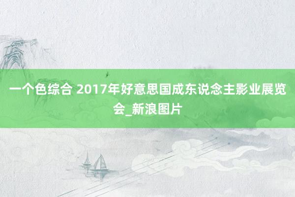 一个色综合 2017年好意思国成东说念主影业展览会_新浪图片
